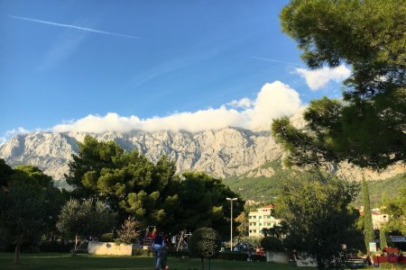 De Biokovo berg, 1700 meter